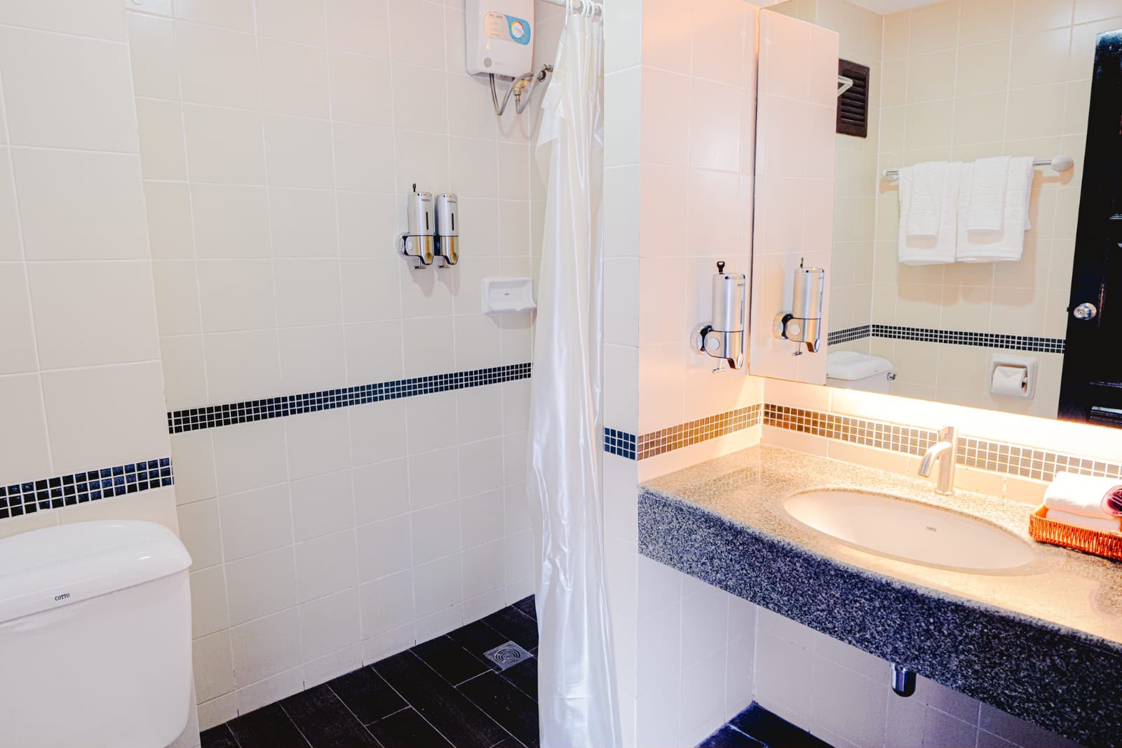 Modern hotel bathroom