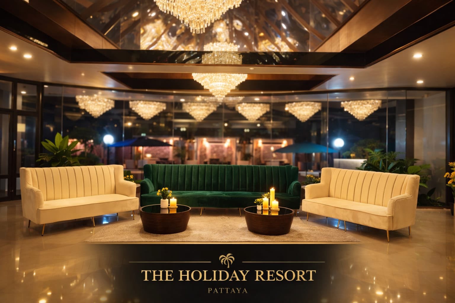 The Holiday Resort Pattaya branded hotel lobby